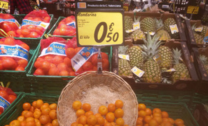 Oferta de venta de mandarinas