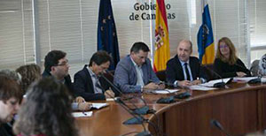 Reunión del Observatorio de Comercio de Canarias