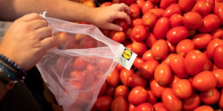 Bolsa de malla de Lidl