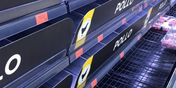 Supermercados vacios