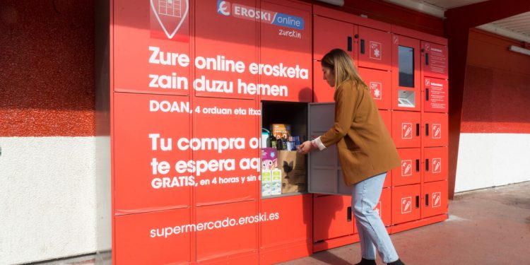 Taquillas inteligentes de Eroski
