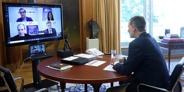 Videoreunión CEL y Rey