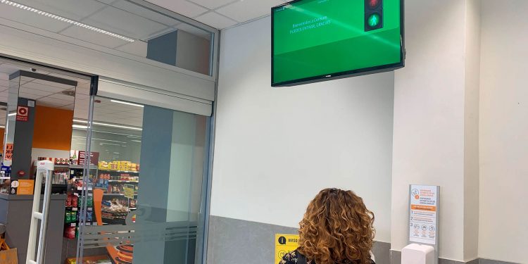 Sistema control aforo de Consum