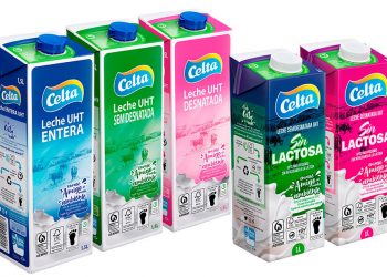 Leche Celta packaging