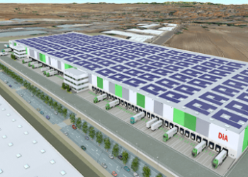 Simulación de la plataforma del grupo DIA en Illescas