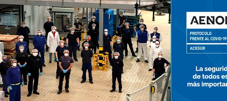 Acesur logra el certificado de Aenor frente al Covid-19