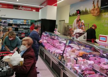 Cliente en supermercado