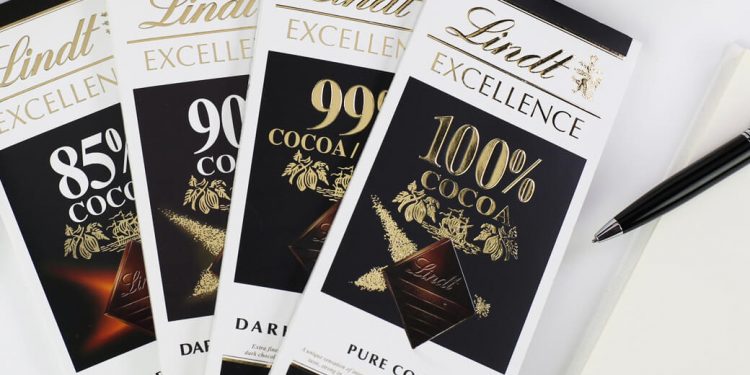 Lindt Excellence completa su gama de tabletas de altos porcentajes