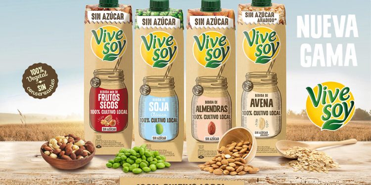 Vivesoy presenta su nueva gama de productos sin azúcar