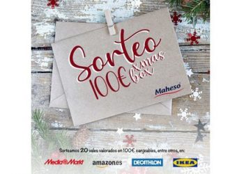 Maheso celebra la Navidad con premios para sus clientes