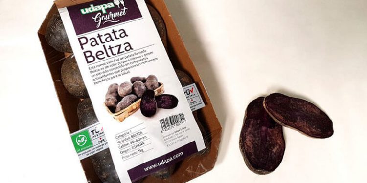 Udapa pone a la venta Beltza, una nueva variedad de patata