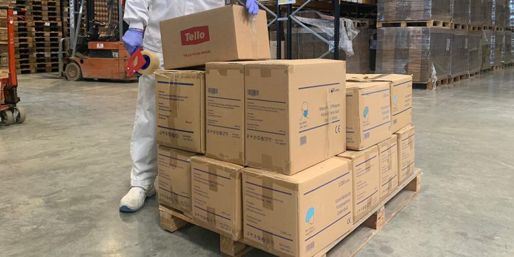 Grupo Tello ha intensificado este año su actividad solidaria por el Covid-19