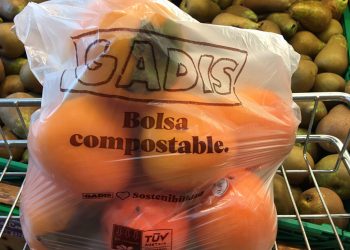 Gadis-bolsas compostables