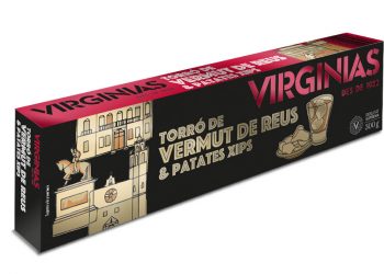 Virginias sorprende con un Turrón de Vermut de Reus con Patatas Chips