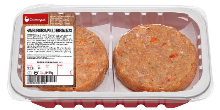 Nuevas hamburguesas de pollo y hortalizas