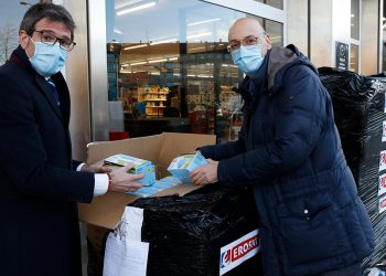 Donacion mascarillas Eroski