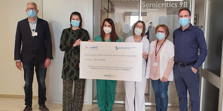 Los clientes de Valvi y Spar ayudan a equipar el Hospital Josep Trueta de Girona