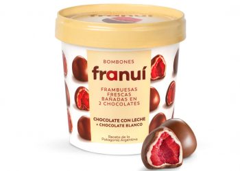 Llega a España Franuí, las frambuesas bañadas en chocolate de la Patagonia