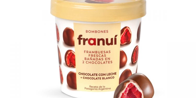 Llega a España Franuí, las frambuesas bañadas en chocolate de la Patagonia