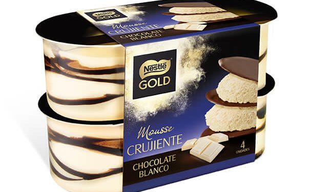Nestle gold mousse chocolate blanco