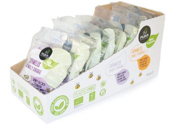 Nuevos caramelos de miel ecológica de Muria BIO con envases compostables