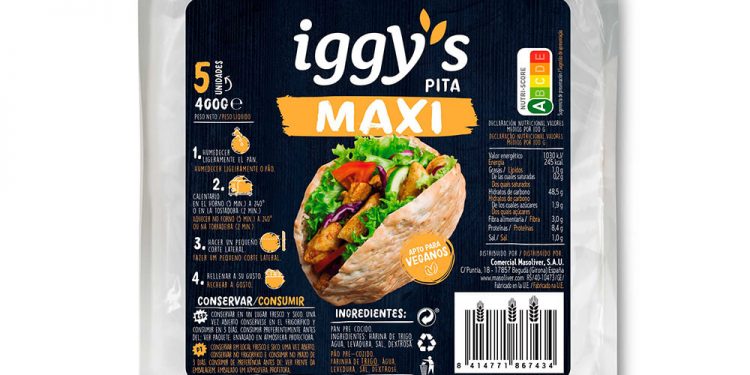 Masoliver renueva y amplía su gama de Pan de Pita Iggy’s