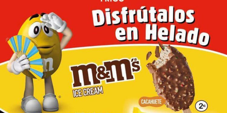 Cartel helados Mars