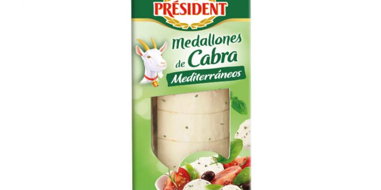 Nuevos medallones de queso de cabra de Président