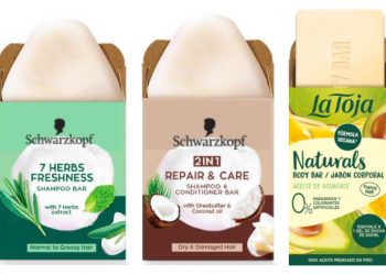 Nuevos champús y jabón sólidos de Schwarzkopf y La Toja