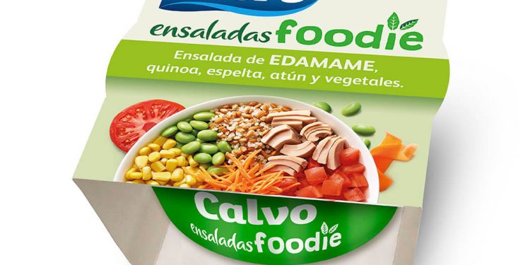 Grupo Calvo innova con su gama de ensaladas Foodie