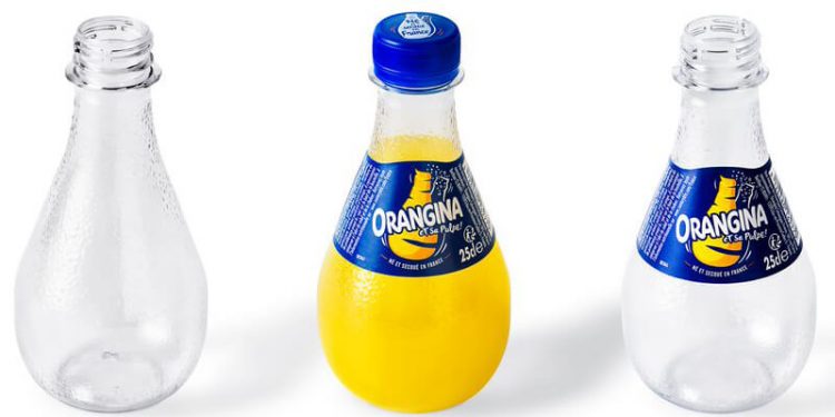 Orangina botella Carbios
