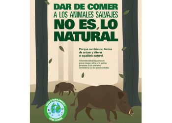 Lanzan una campaña para alertar de los riesgos de dar de comer a los animales silvestres