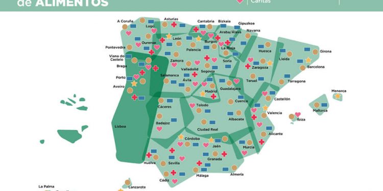 Mapa donaciones mercadona
