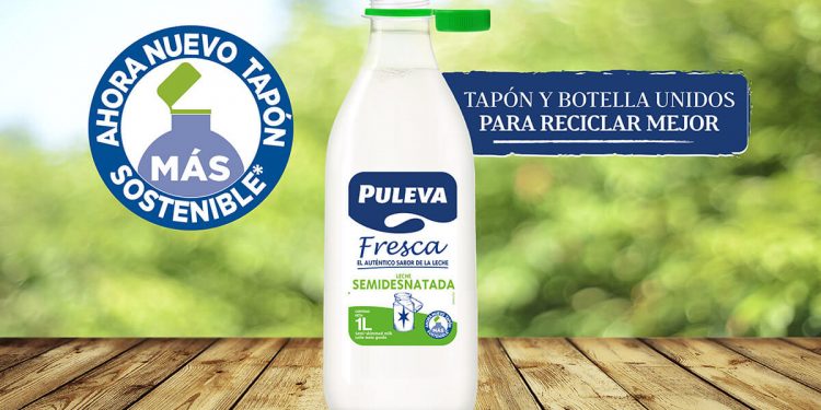 España probará los nuevos tapones adheridos de Puleva Fresca