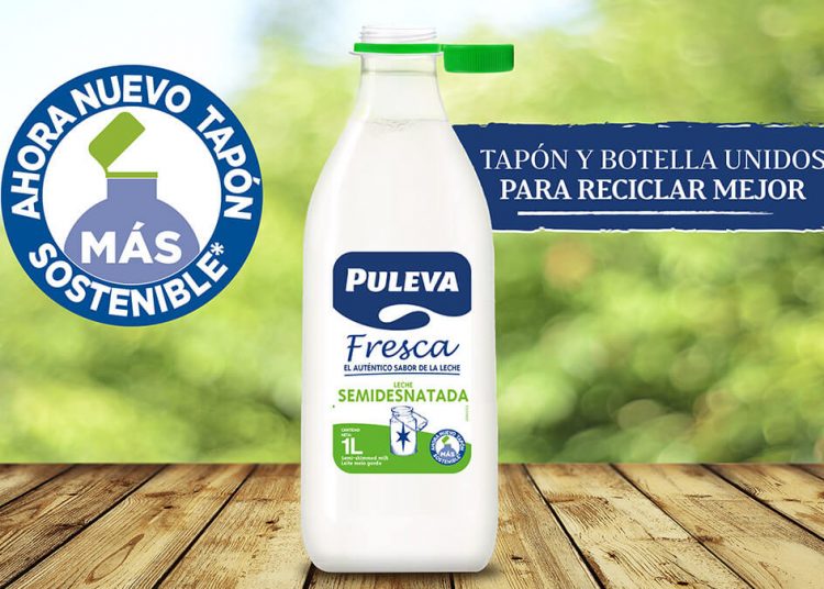 España probará los nuevos tapones adheridos de Puleva Fresca