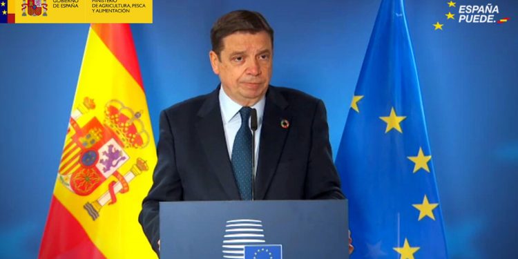 Luis Planas en el Consejo de ministros de la UE