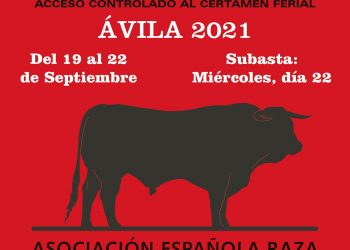 Cartel subasta de ganado