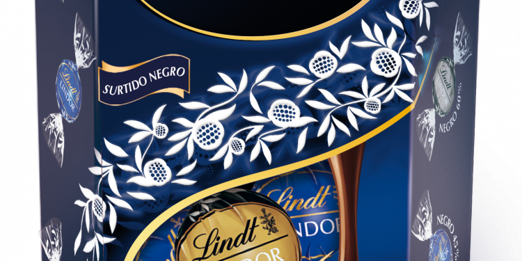 Lindor Cornet Surtido Negro