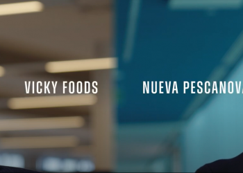 Rafael Juan, CEO de Vicky Foods e Ignacio González, CEO de Nueva Pescanova