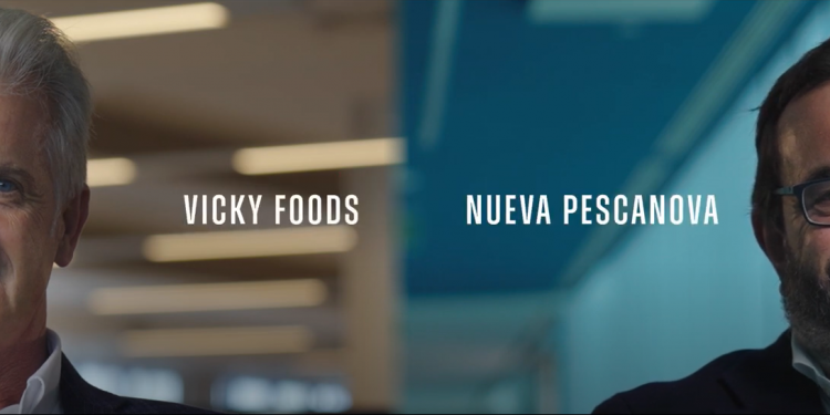 Rafael Juan, CEO de Vicky Foods e Ignacio González, CEO de Nueva Pescanova
