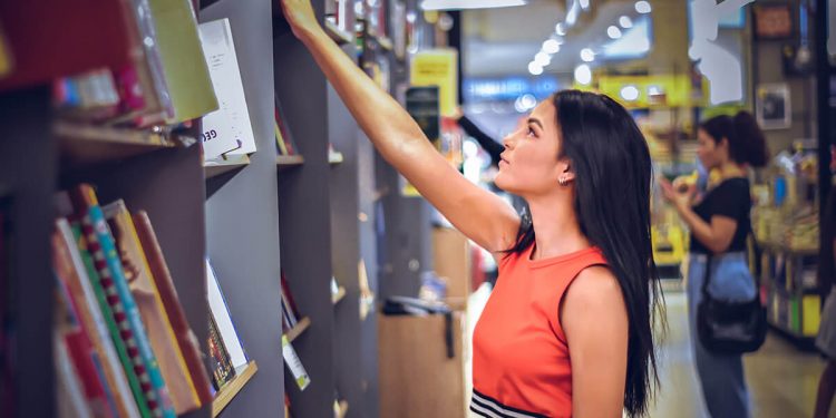 Compras en una librería