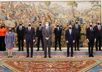 El Rey Felipe VI recibe al Comité Ejecutivo de la Asociación Española de Centros y Parques Comerciales