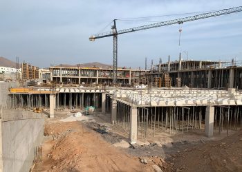 Obras futuro HiperDino en Argana, Lanzarote 09022022