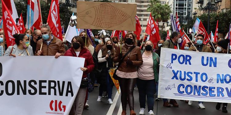 Protesta Conservas Vigo