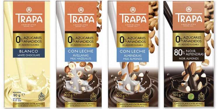 Chocolate Trapsa 0% Azúcares