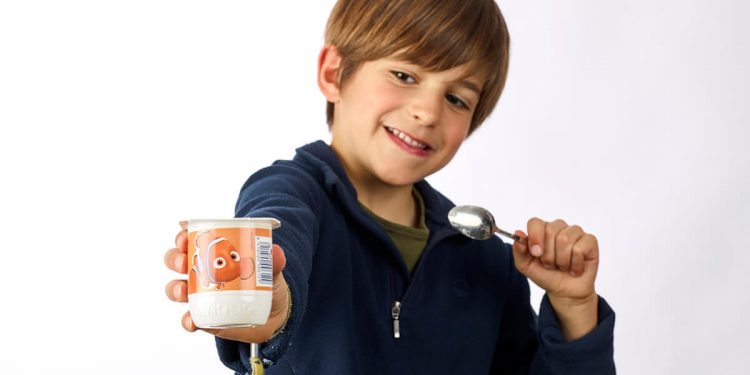 Danone niño yogur