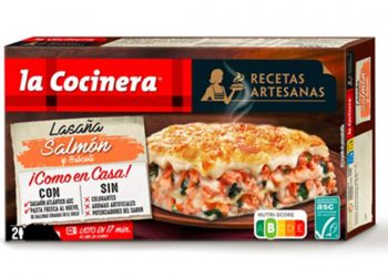 Lasaña de salmón La Cocinera