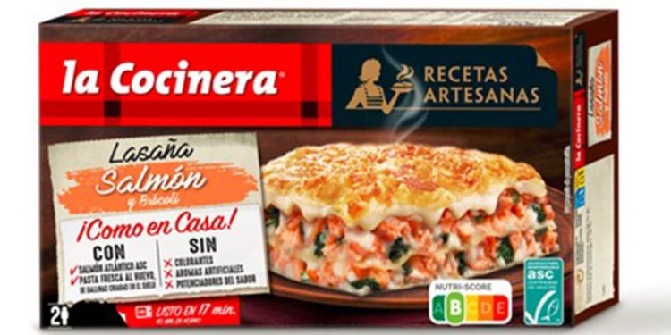 Lasaña de salmón La Cocinera