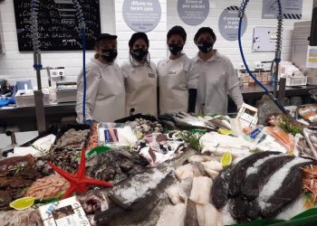 Plusfresc pescadería del local de Mequinenza en Zaragoza, Aragón