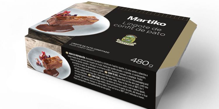 Lingote de confit de pato Martiko